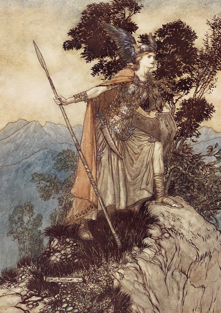 (RACKHAM, ARTHUR.) Wagner, Richard. Rhinegold and the Valkyrie * Siegfried and the Twilight of the Gods.